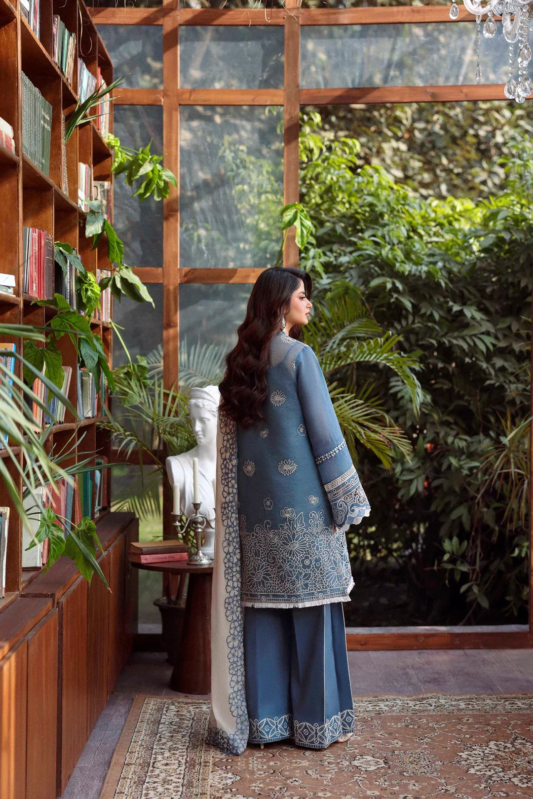 Sable Vogue Unstitched Embroidered Swiss Voile 3 Piece Suit SV26UL SL-10-26 - Summer Collection