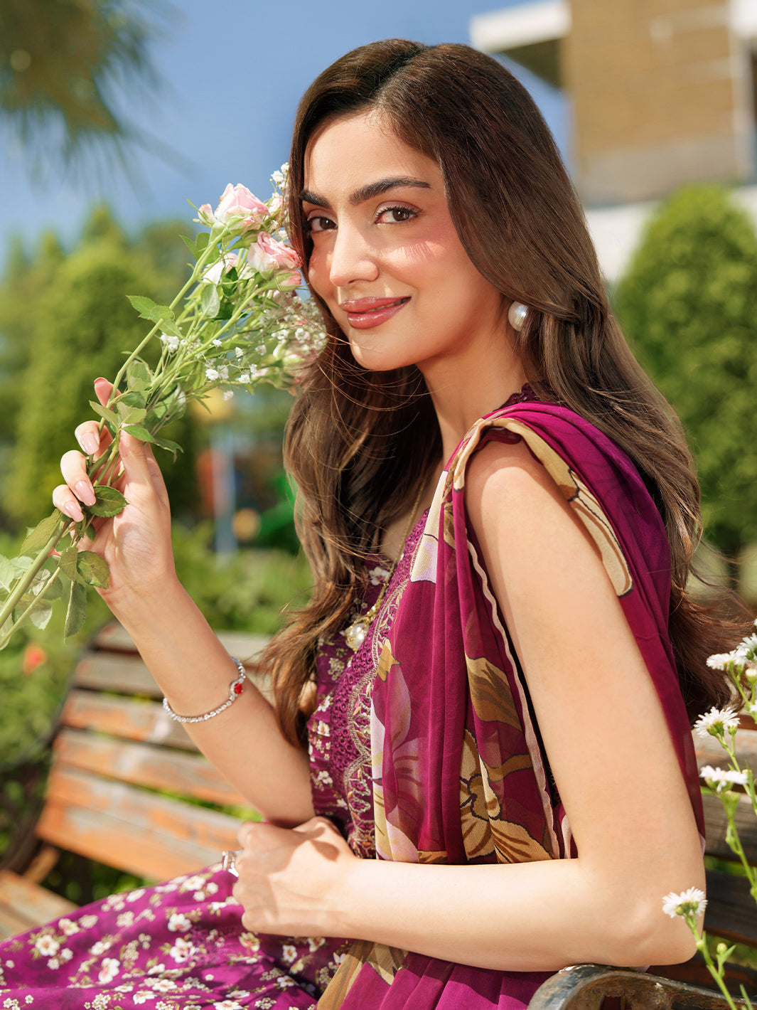 Sunset Muse by Izel Unstitched Embroidered Lawn 3 Piece Suit Solia - Eid Collection