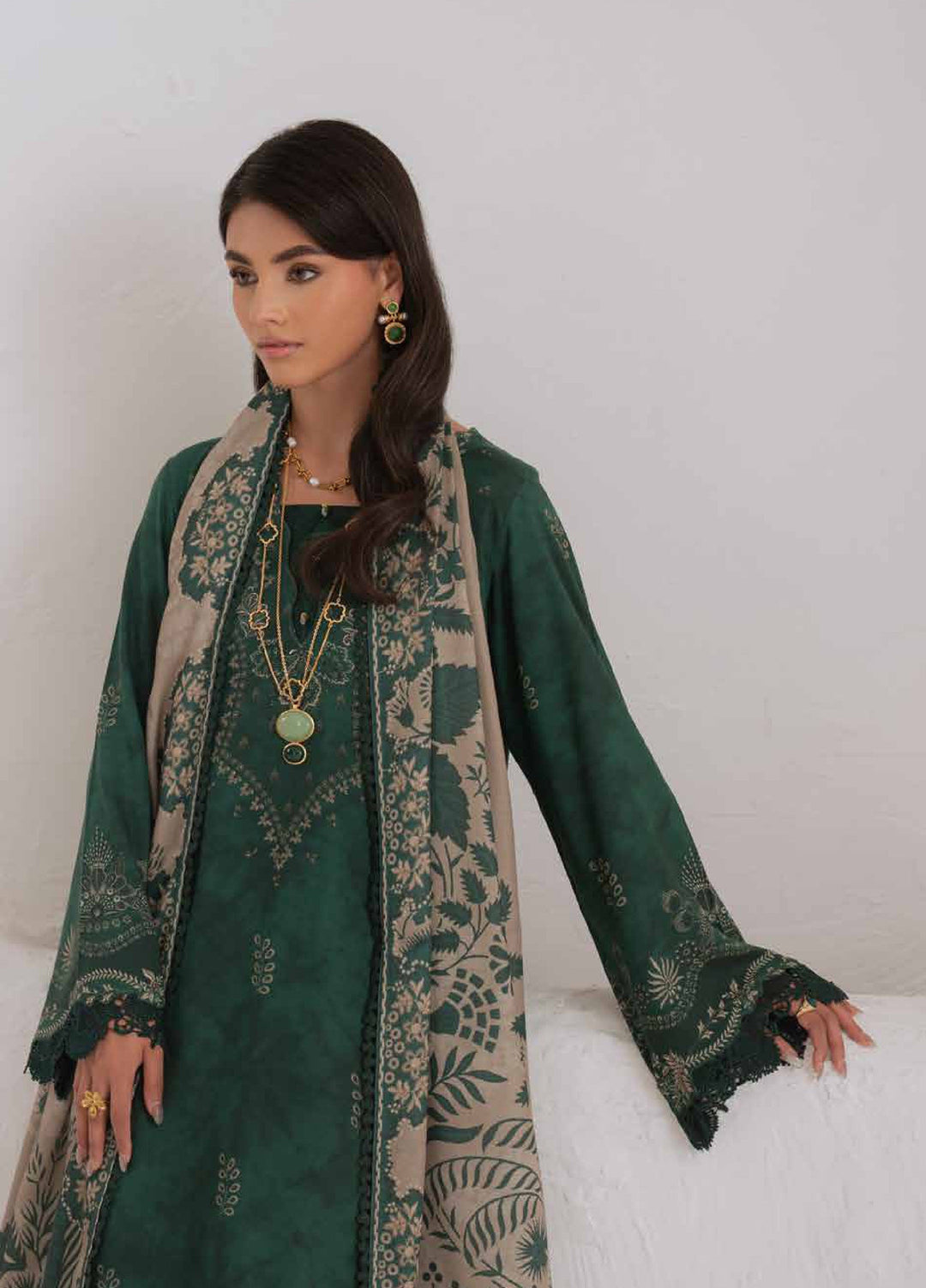 Signature Prints by Nureh Unstitched Printed Viscose 3 Piece Suit NU26UVP SP-215 - Winter Collection