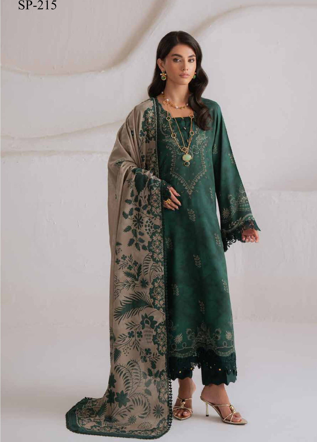 Signature Prints by Nureh Unstitched Printed Viscose 3 Piece Suit NU26UVP SP-215 - Winter Collection