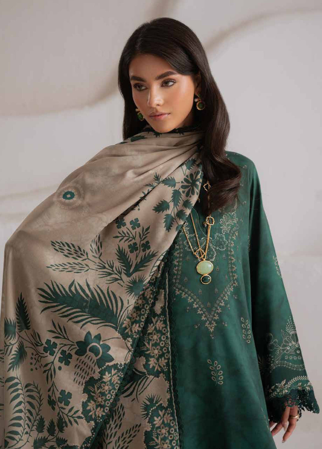 Signature Prints by Nureh Unstitched Printed Viscose 3 Piece Suit NU26UVP SP-215 - Winter Collection