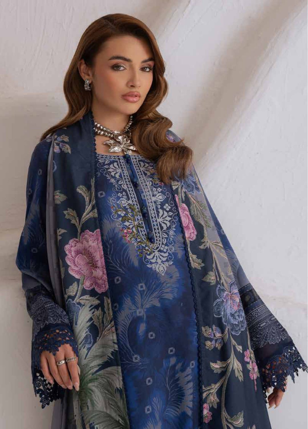 Signature Prints by Nureh Unstitched Printed Viscose 3 Piece Suit NU26UVP SP-217 - Winter Collection