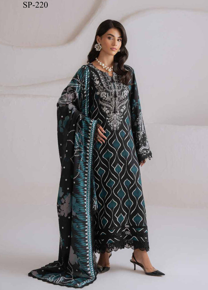 Signature Prints by Nureh Unstitched Printed Viscose 3 Piece Suit NU26UVP SP-220 - Winter Collection