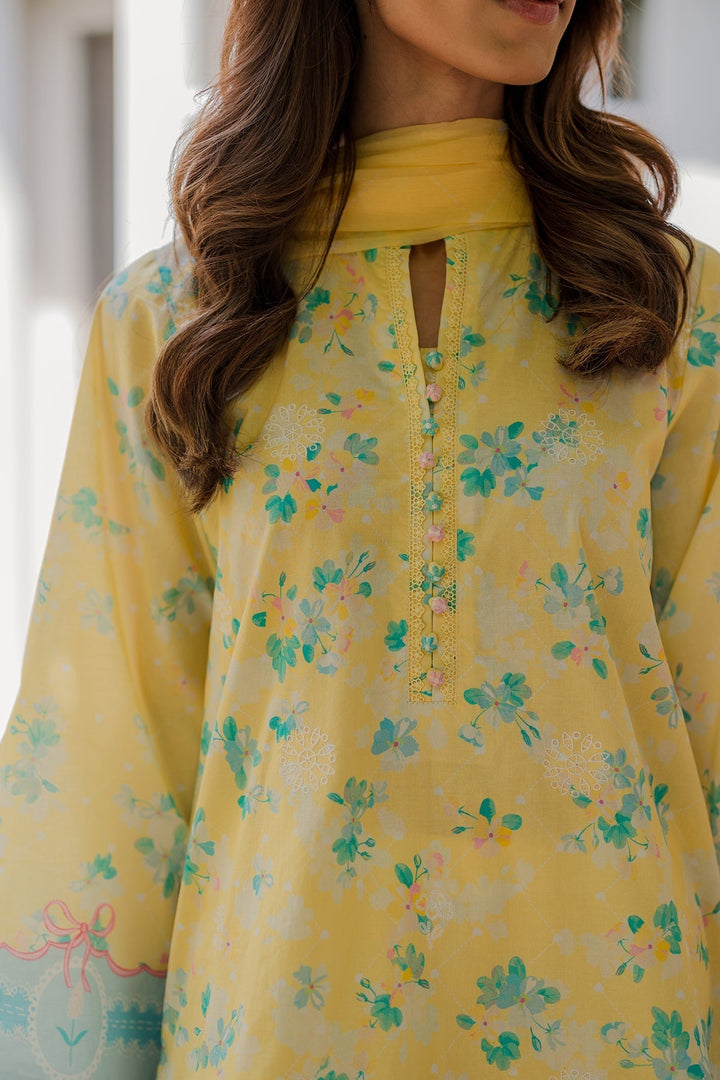 Nura by Sahar RTW Embroidered Cambric Co-Ord Sets Suit Cotton candy Casual Collection
