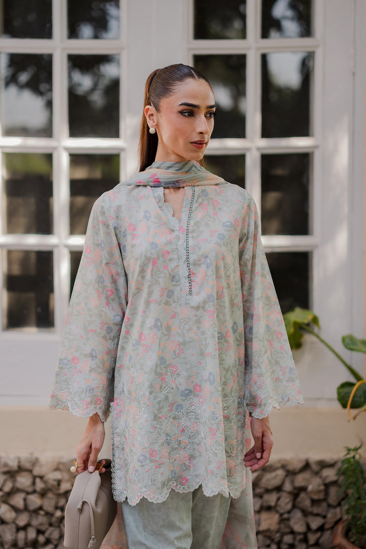 Nura by Sahar RTW Embroidered Cambric Co-Ord Sets Suit Strawberry Matcha Casual Collection