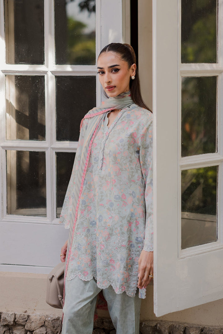 Nura by Sahar RTW Embroidered Cambric Co-Ord Sets Suit Strawberry Matcha Casual Collection
