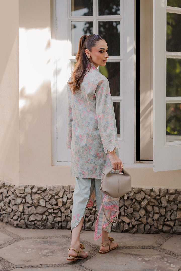 Nura by Sahar RTW Embroidered Cambric Co-Ord Sets Suit Strawberry Matcha Casual Collection
