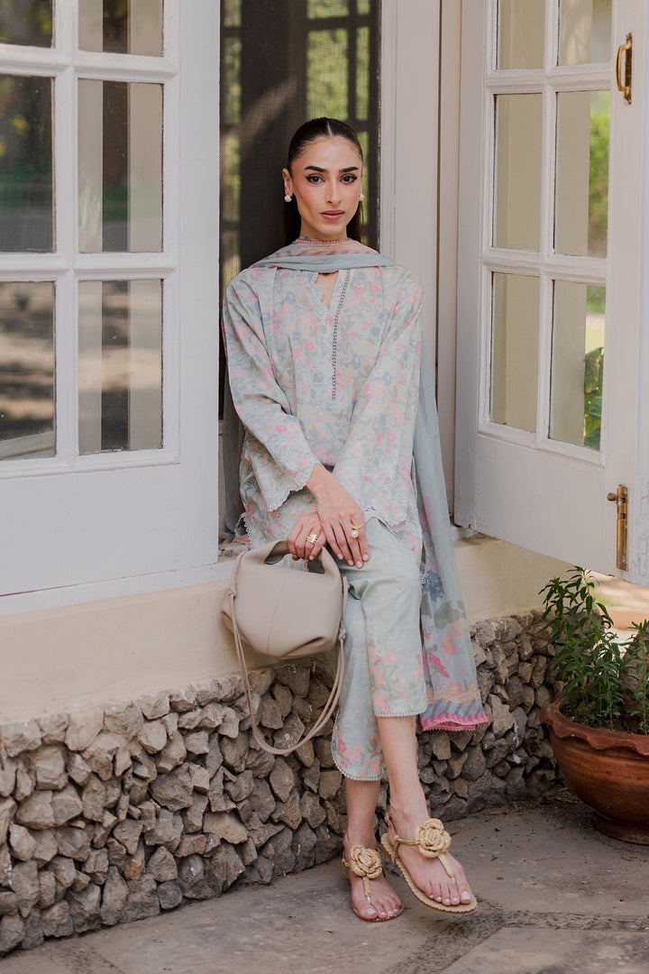 Nura by Sahar RTW Embroidered Cambric Co-Ord Sets Suit Strawberry Matcha Casual Collection