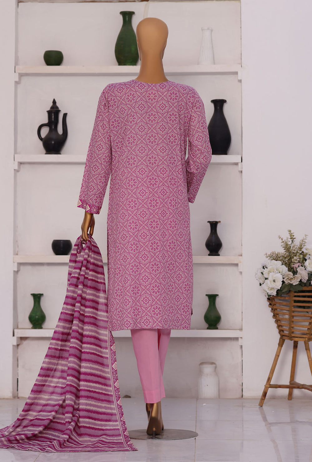 Summer Shades by HZ Textile Unstitched Printed Lawn 3 Piece Suit SPC-1305 - Casual Collection
