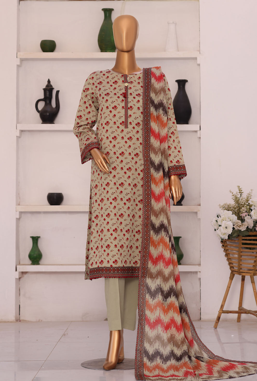 Summer Shades by HZ Textile Unstitched Printed Lawn 3 Piece Suit SPC-1311 - Casual Collection