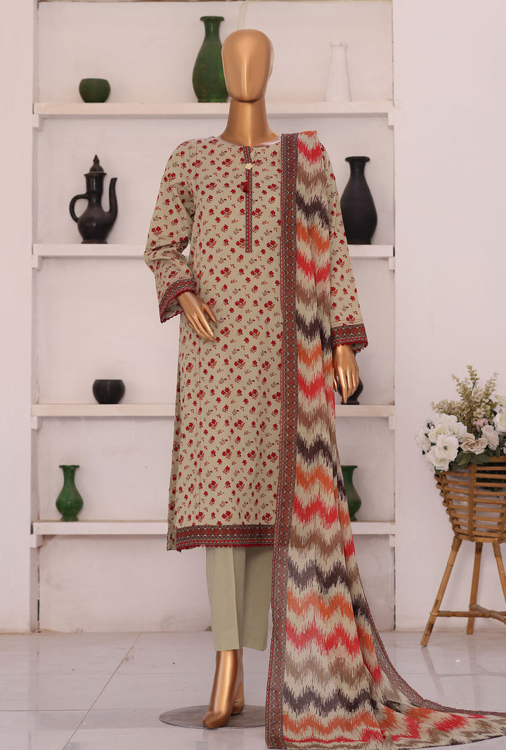 Summer Shades by HZ Textile Unstitched Printed Lawn 3 Piece Suit SPC-1311 - Casual Collection