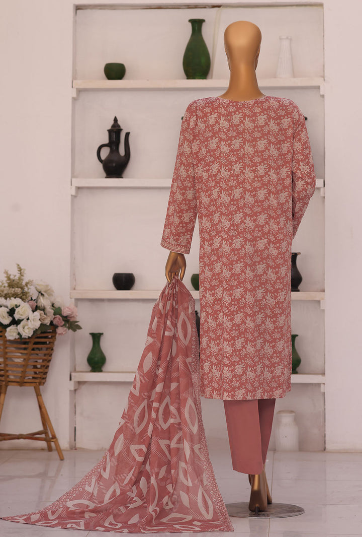 Summer Shades by HZ Textile Unstitched Printed Lawn 3 Piece Suit SPC-1313 - Casual Collection