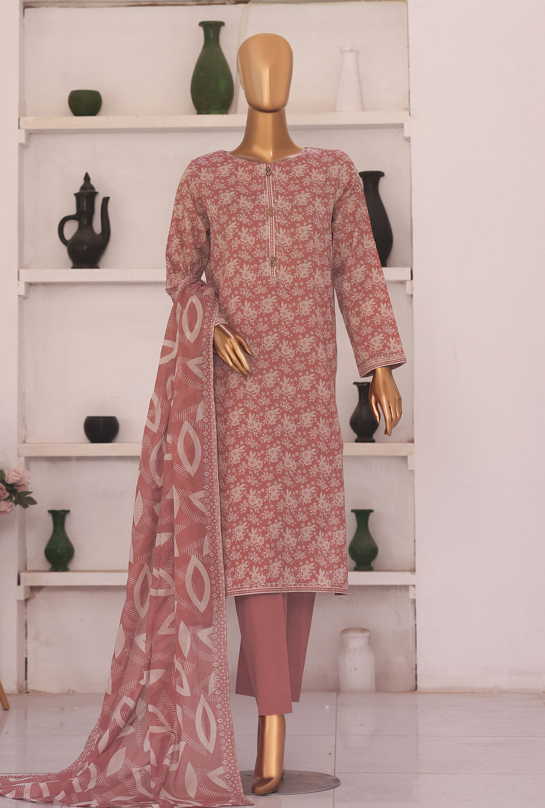 Summer Shades by HZ Textile Unstitched Printed Lawn 3 Piece Suit SPC-1313 - Casual Collection