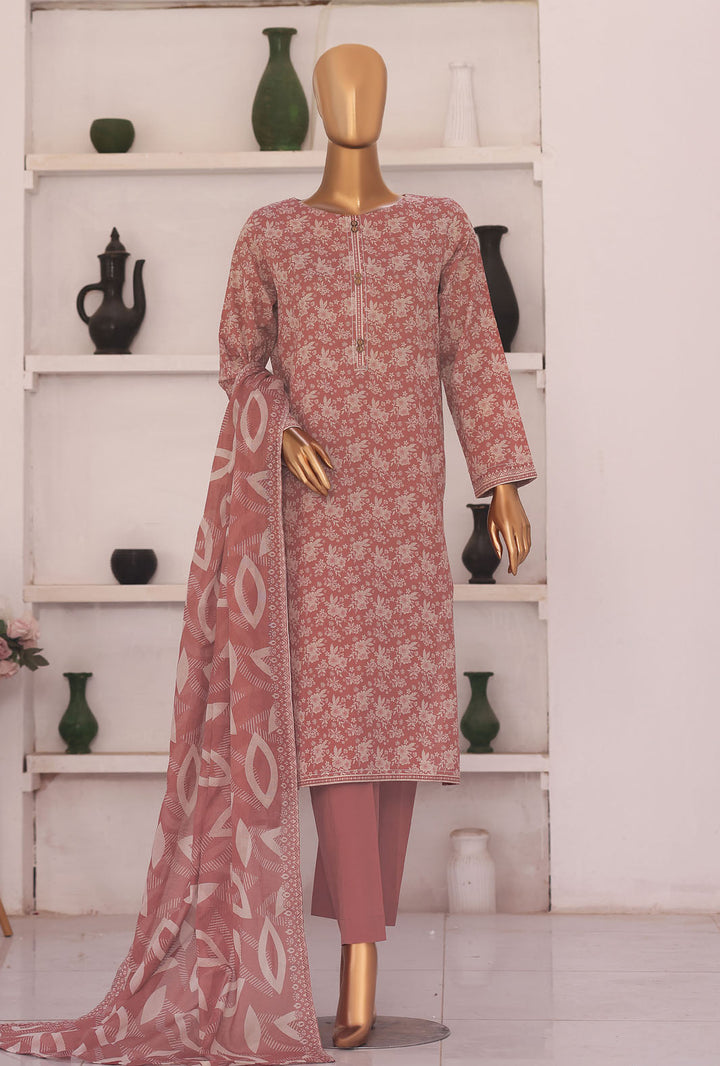 Summer Shades by HZ Textile Unstitched Printed Lawn 3 Piece Suit SPC-1313 - Casual Collection
