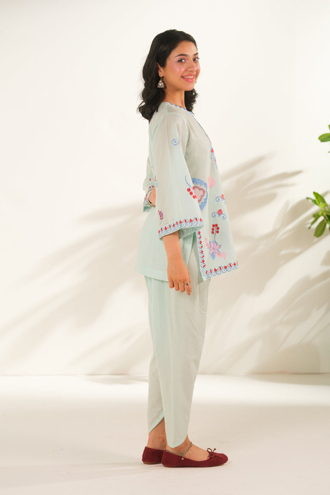 Sprinkles Girls RTW Embroidered Cotton 2 Piece Suit Skyline Charm Casual Collection