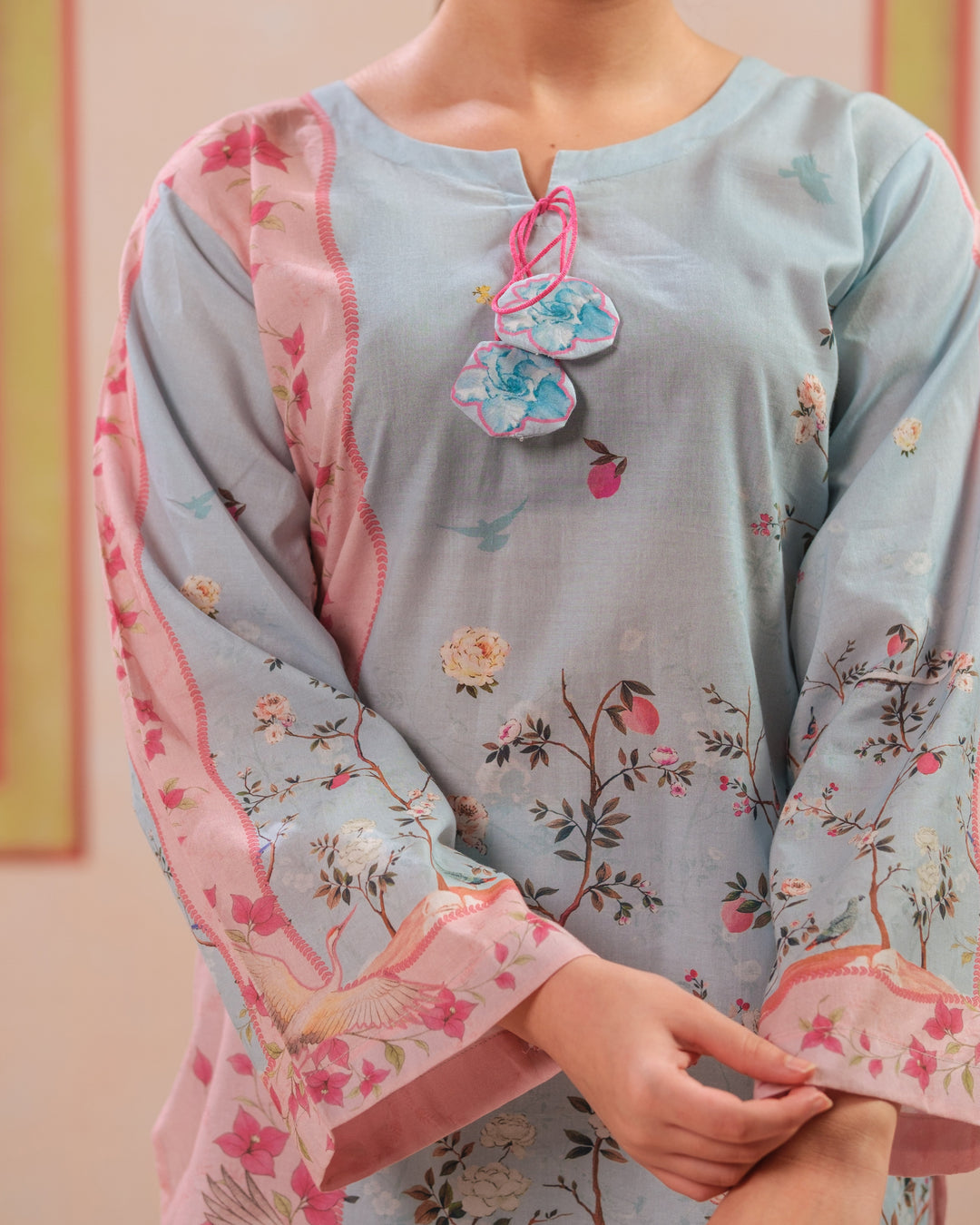 Sprinkles Girls RTW Printed Cotton 2 Piece Suit Floral Aura Casual Collection