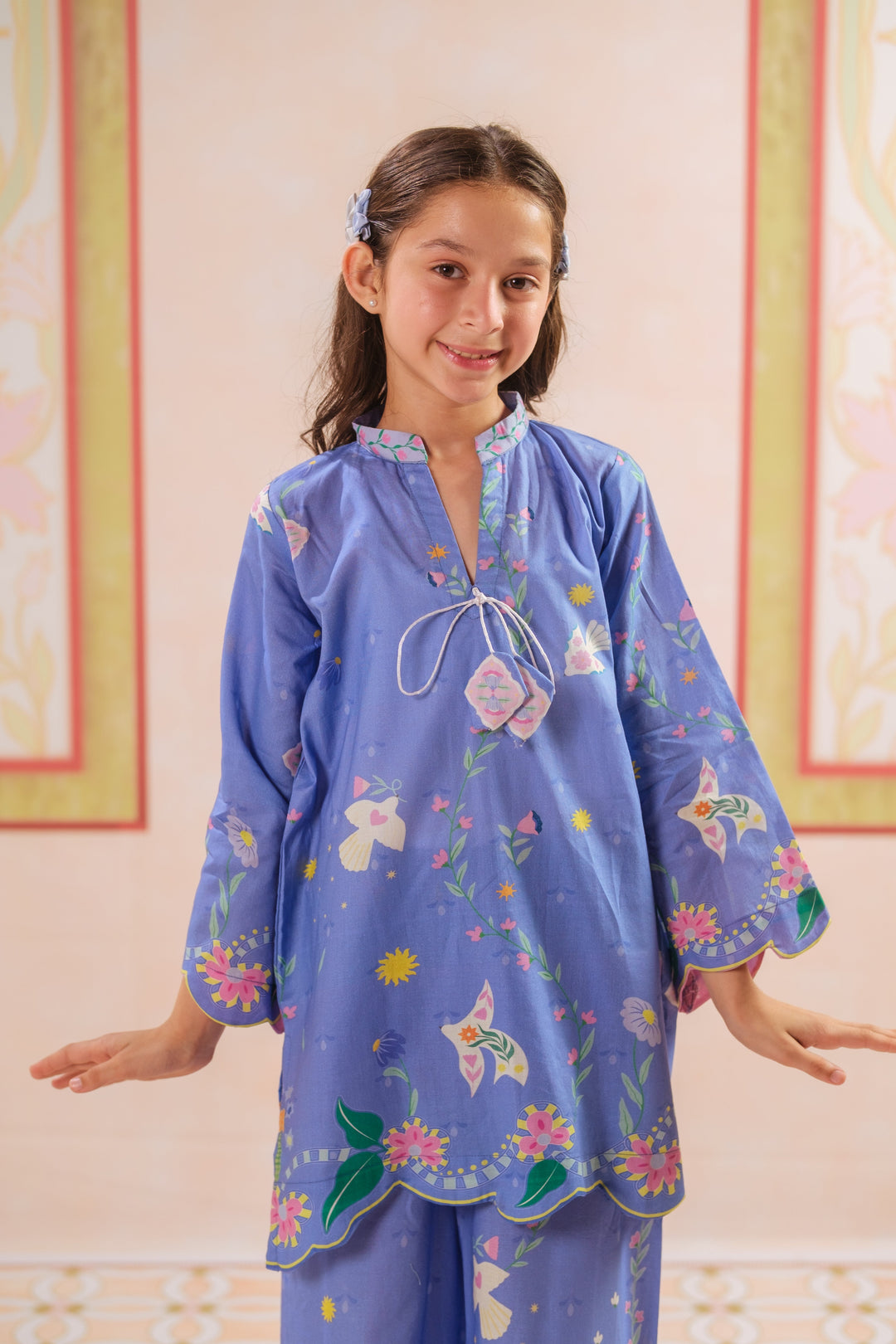 Sprinkles Girls RTW Printed Cotton 2 Piece Suit Butterflies Prism Casual Collection