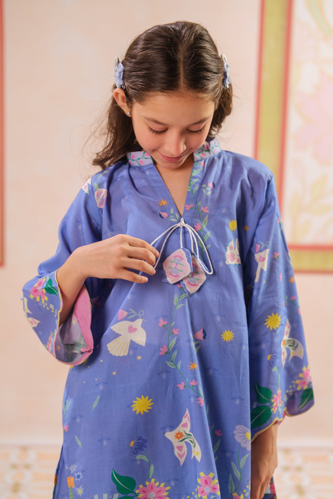 Sprinkles Girls RTW Printed Cotton 2 Piece Suit Butterflies Prism Casual Collection