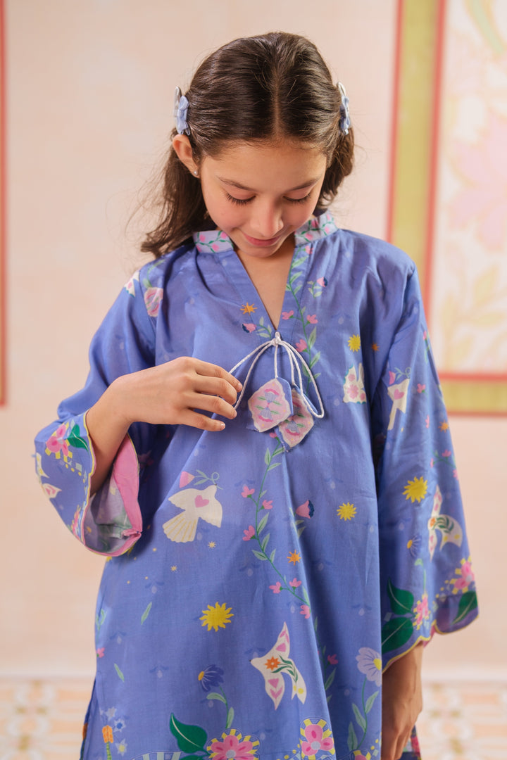Sprinkles Girls RTW Printed Cotton 2 Piece Suit Butterflies Prism Casual Collection