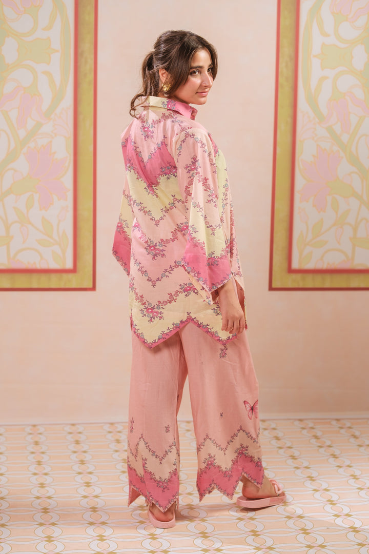 Sprinkles Girls RTW Printed Cotton 2 Piece Suit Butterfly Drift Casual Collection