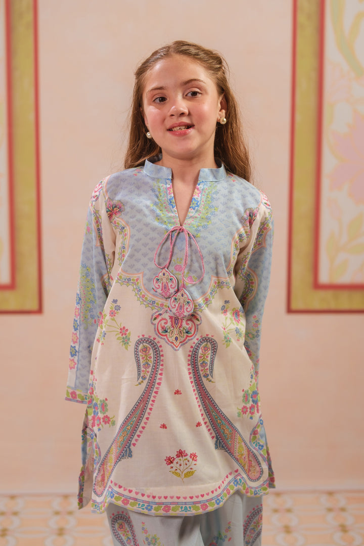 Sprinkles Girls RTW Printed Cotton 2 Piece Suit Paisley Hush Casual Collection