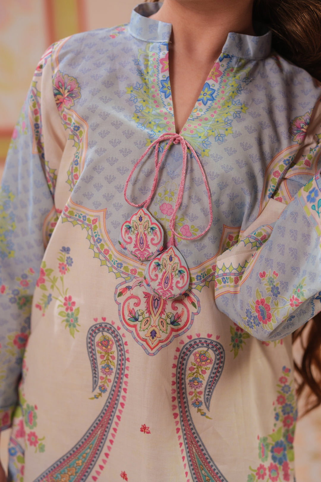 Sprinkles Girls RTW Printed Cotton 2 Piece Suit Paisley Hush Casual Collection