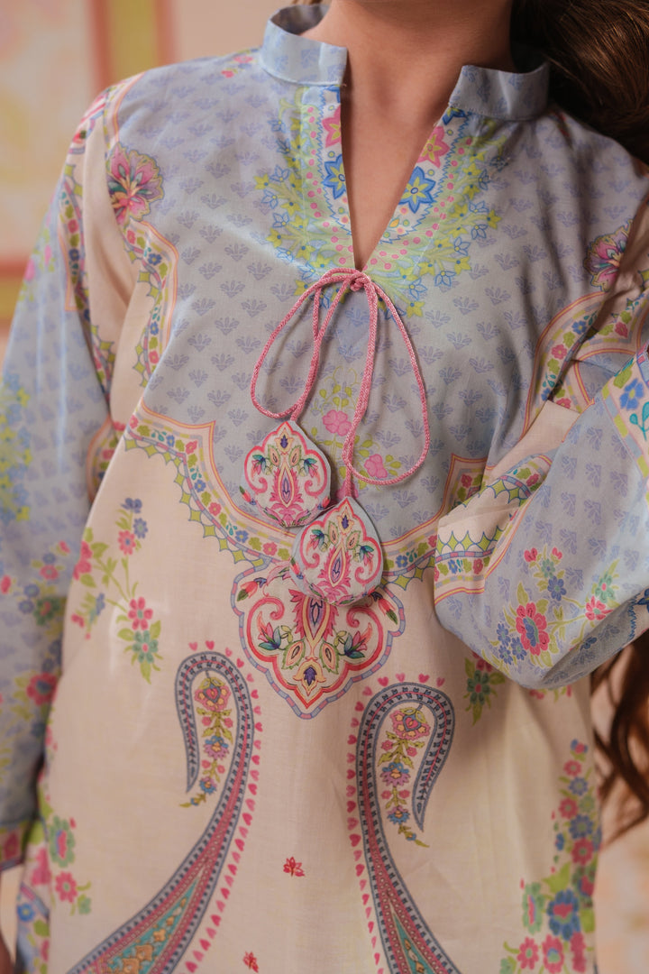 Sprinkles Girls RTW Printed Cotton 2 Piece Suit Paisley Hush Casual Collection
