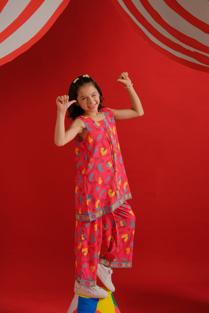 Sprinkles Girls RTW Printed Cotton 2 Piece Suit Burst - Casual Collection
