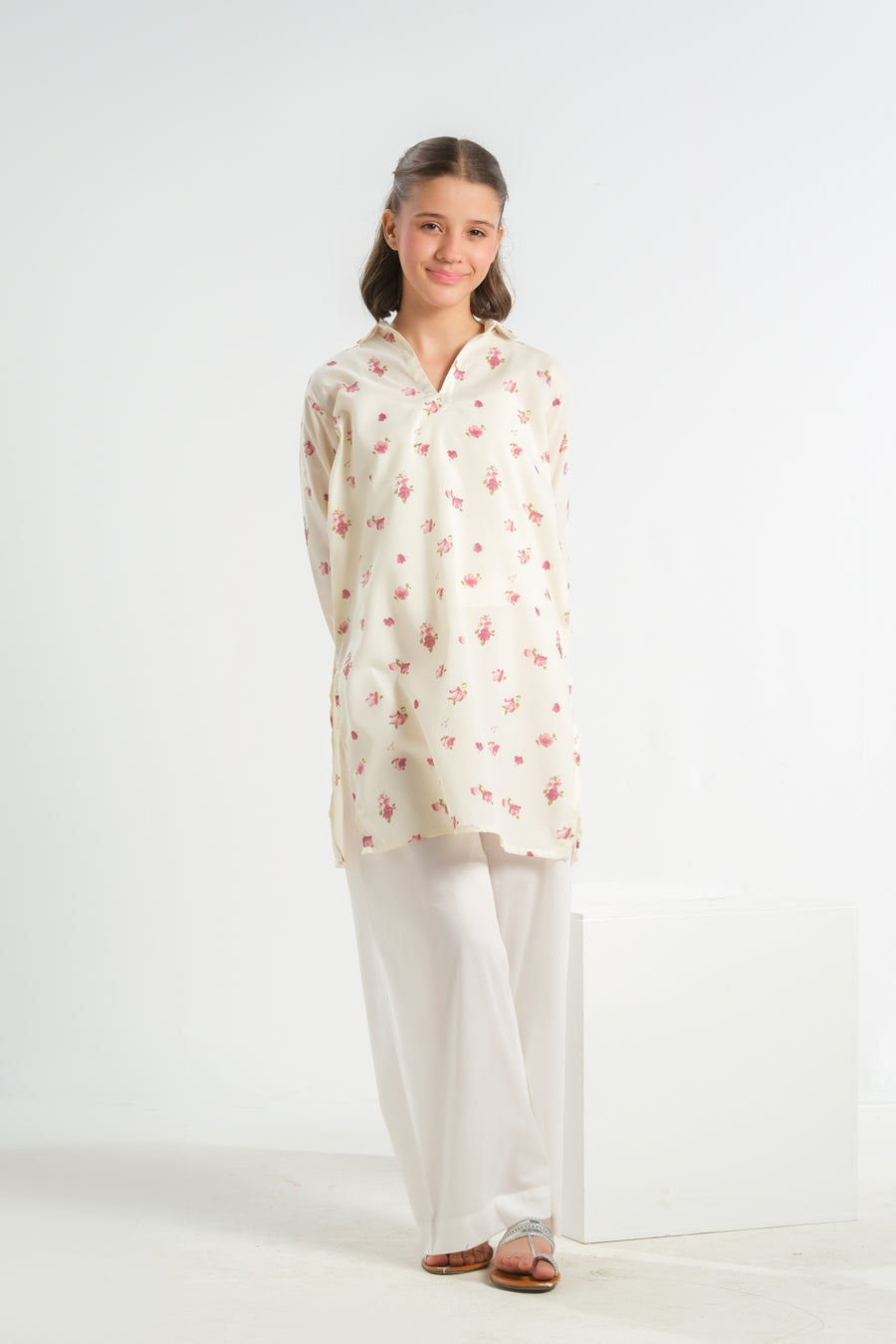 Sprinkles Girls Printed Cotton Dress Blossom Sprinkle 1 Piece - Casual Collection