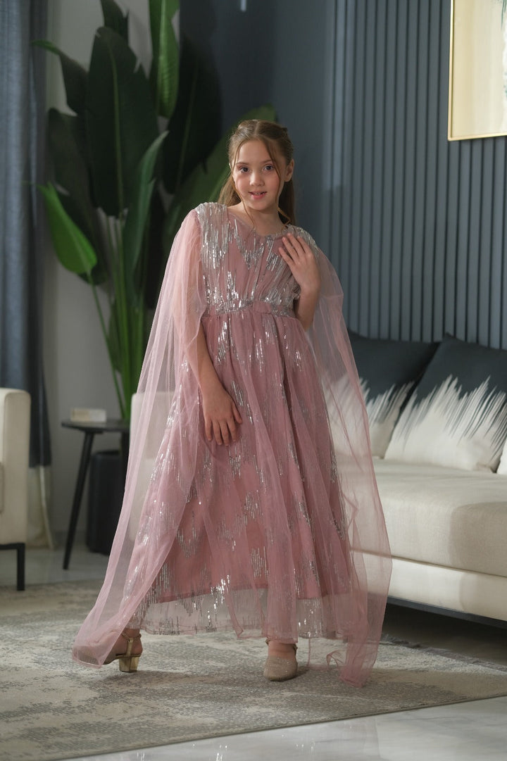 Sprinkles Girls Pret Net Sequence Rose Frost 1 Piece SPDR907 - Festive Collection