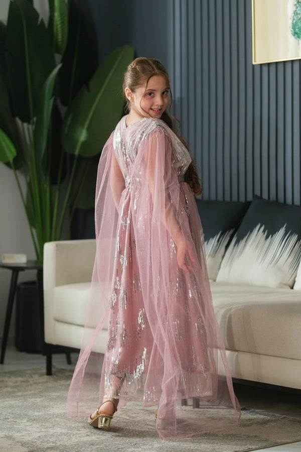 Sprinkles Girls Pret Net Sequence Rose Frost 1 Piece SPDR907 - Festive Collection