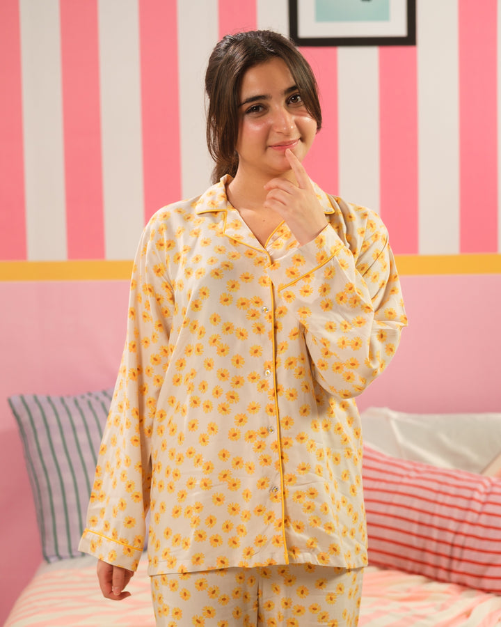 Sprinkles Girls RTW Printed Boski Linen 2 Piece Suit Fresh Citrus Summer Collection