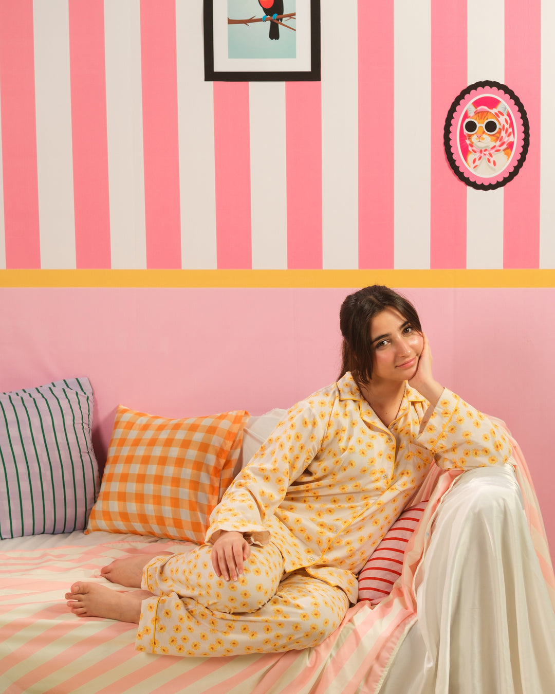 Sprinkles Girls RTW Printed Boski Linen 2 Piece Suit Fresh Citrus Summer Collection