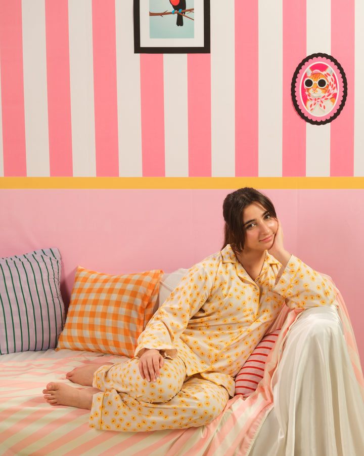 Sprinkles Girls RTW Printed Boski Linen 2 Piece Suit Fresh Citrus Summer Collection