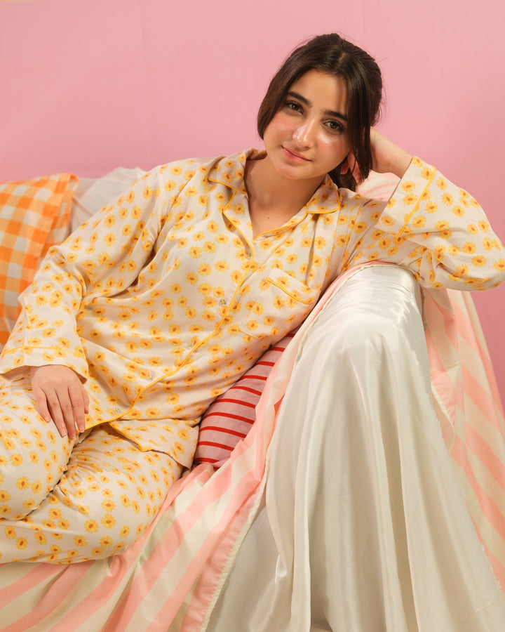 Sprinkles Girls RTW Printed Boski Linen 2 Piece Suit Fresh Citrus Summer Collection