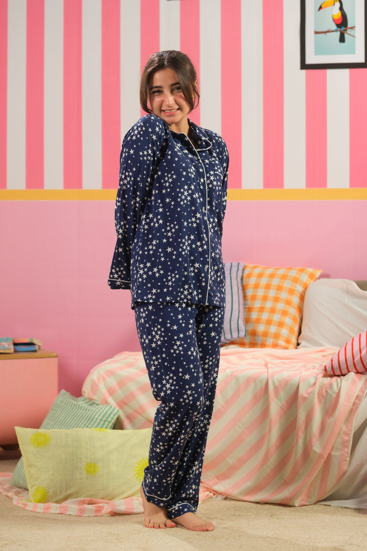 Sprinkles Girls RTW Printed Boski Linen 2 Piece Suit Star Serenity Summer Collection