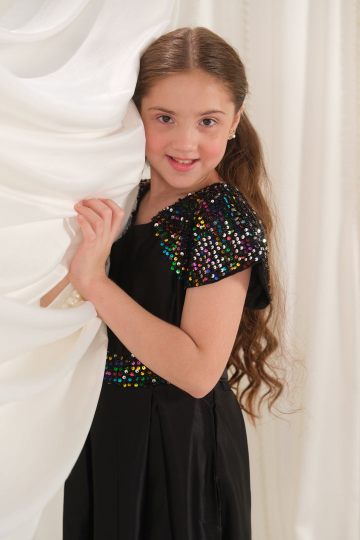 Sprinkles Girls RTW Embroidered Silk 1 Piece Suit Twirl Midi Festive Collection