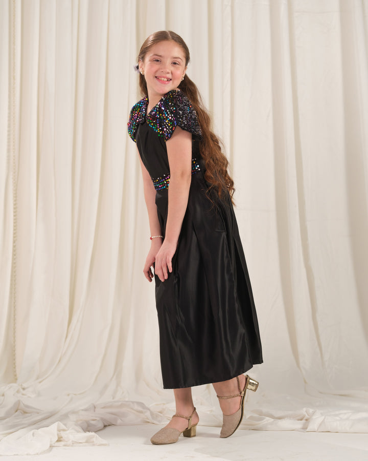 Sprinkles Girls RTW Embroidered Silk 1 Piece Suit Twirl Midi Festive Collection