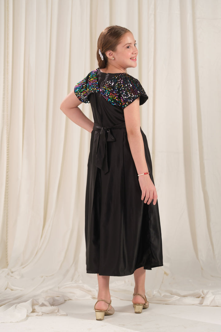 Sprinkles Girls RTW Embroidered Silk 1 Piece Suit Twirl Midi Festive Collection