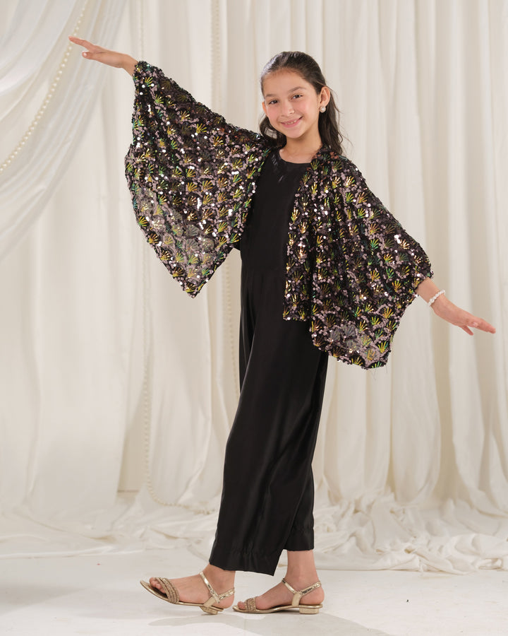 Sprinkles Girls RTW Embroidered Silk 2 Piece Suit Moonlight Festive Collection