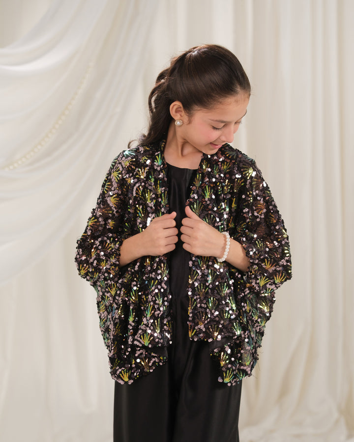 Sprinkles Girls RTW Embroidered Silk 2 Piece Suit Moonlight Festive Collection