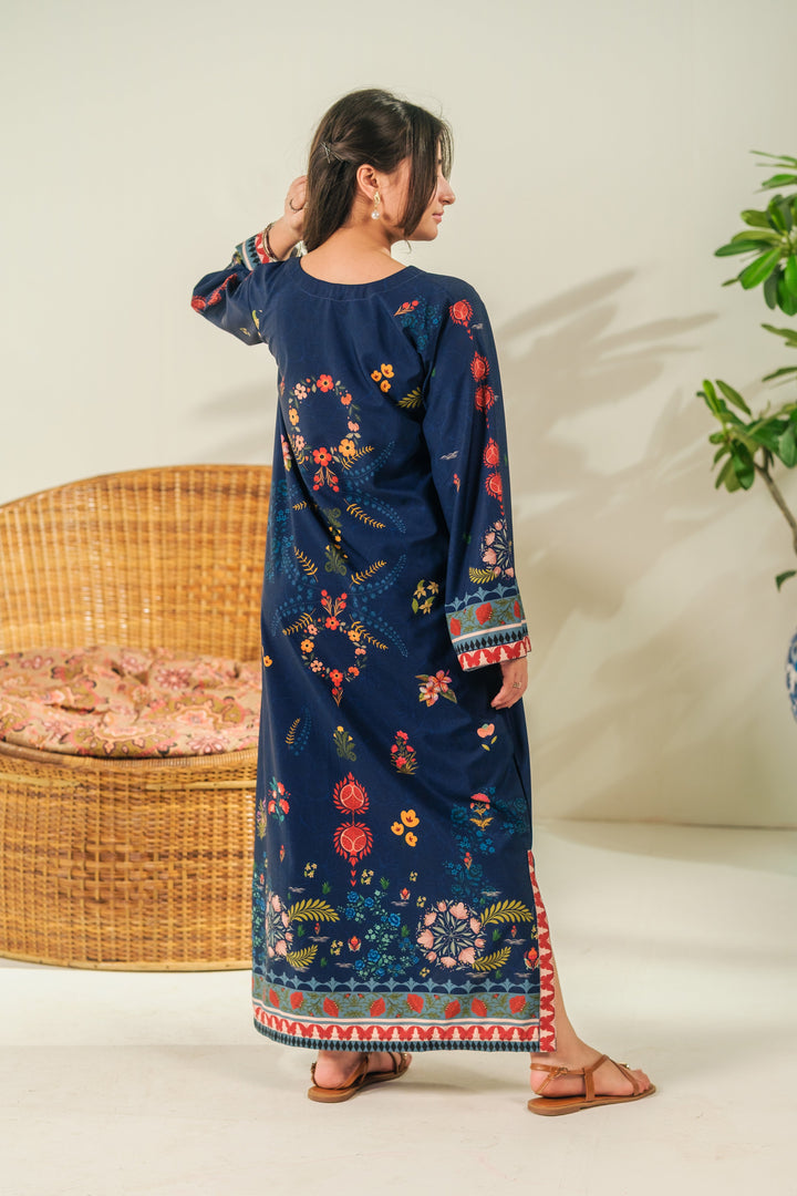 Sprinkles Girls RTW Printed Crepe 1 Piece Suit Velour Garden Festive Collection