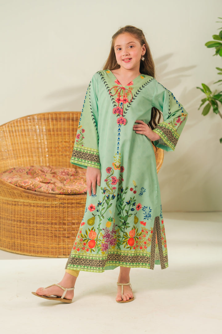 Sprinkles Girls RTW Printed Crepe 1 Piece Suit Spring Whisper Festive Collection