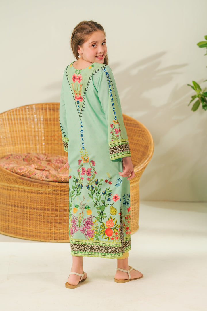 Sprinkles Girls RTW Printed Crepe 1 Piece Suit Spring Whisper Festive Collection
