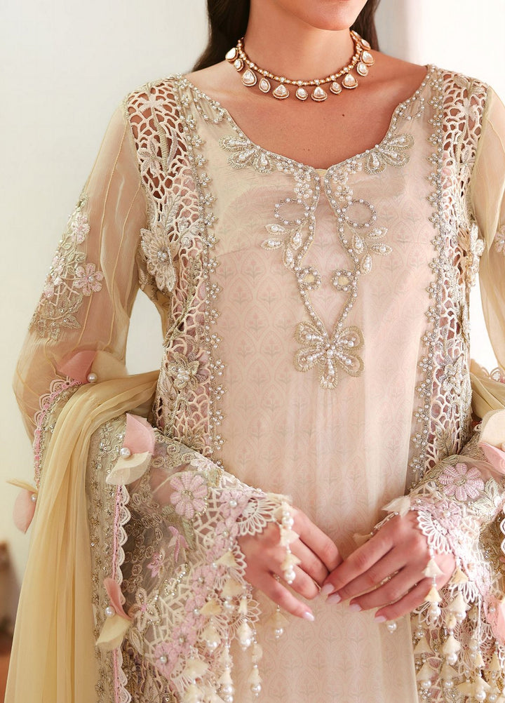 Lumiere by Saira Rizwan Unstitched Embroidered Bamber Chiffon 3 Piece Suit SR26ULF Lillian SRL26-01 - Festive Collection