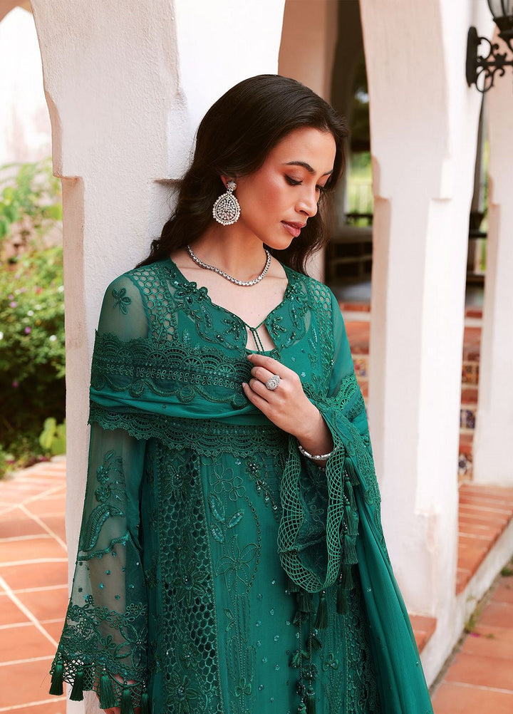 Lumiere by Saira Rizwan Unstitched Embroidered Bamber Chiffon 3 Piece Suit SR26ULF Poise SRL26-03 - Festive Collection