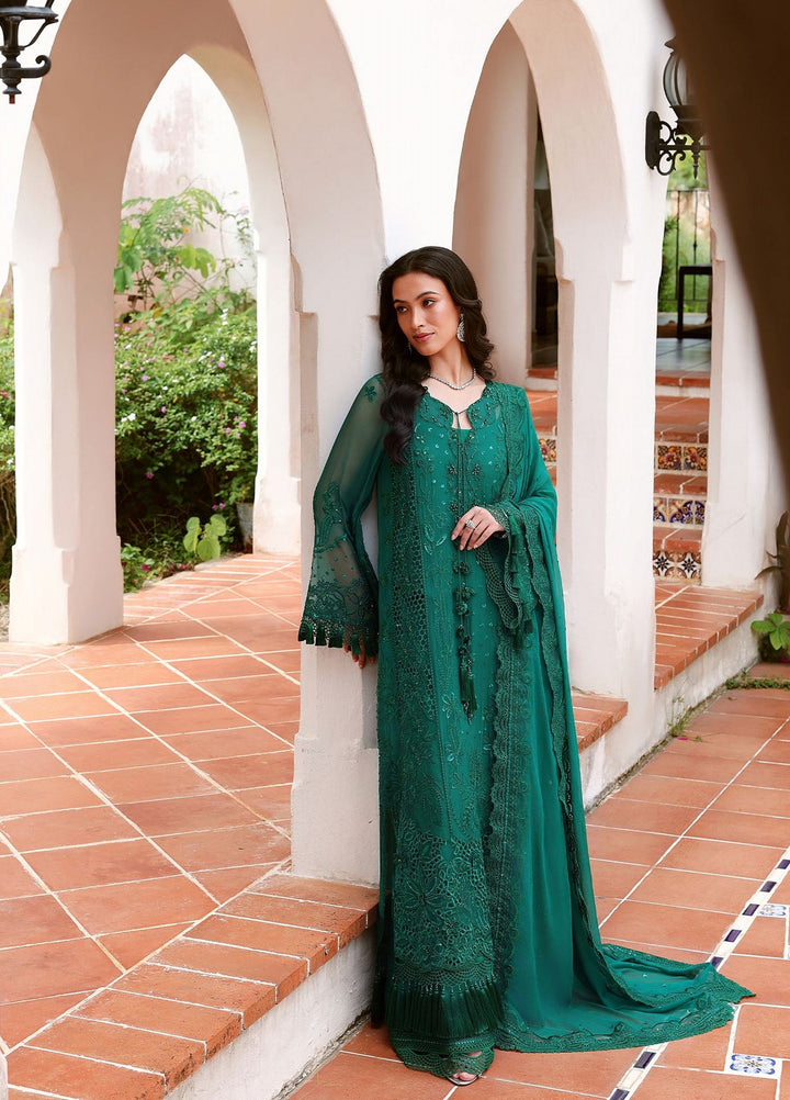 Lumiere by Saira Rizwan Unstitched Embroidered Bamber Chiffon 3 Piece Suit SR26ULF Poise SRL26-03 - Festive Collection