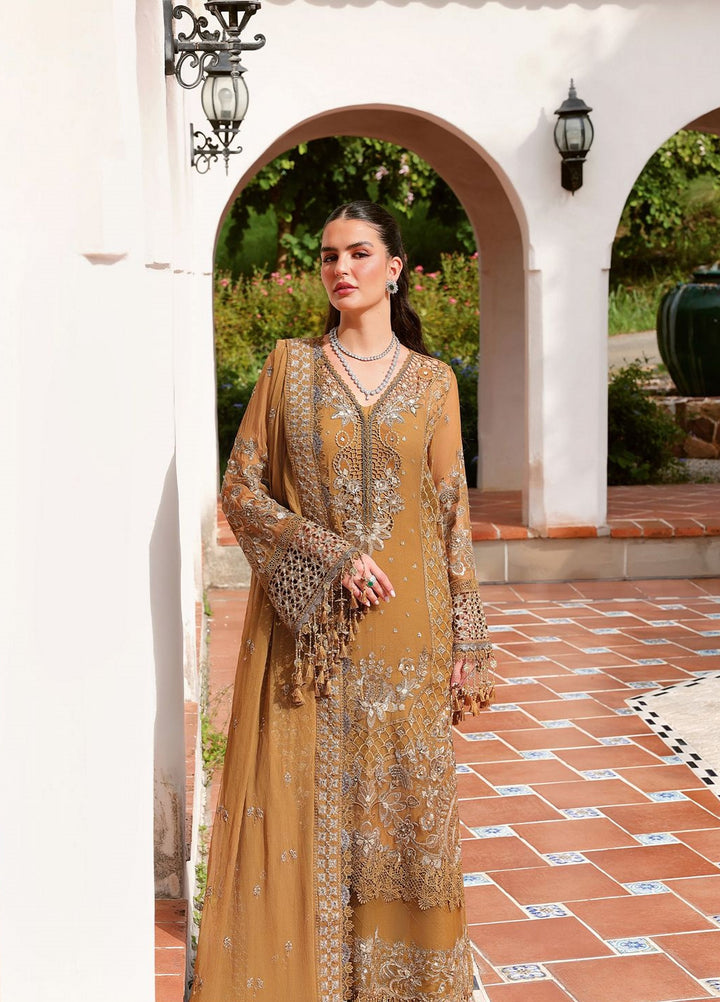 Lumiere by Saira Rizwan Unstitched Embroidered Bamber Chiffon 3 Piece Suit SR26ULF Leonara SRL26-06 - Festive Collection