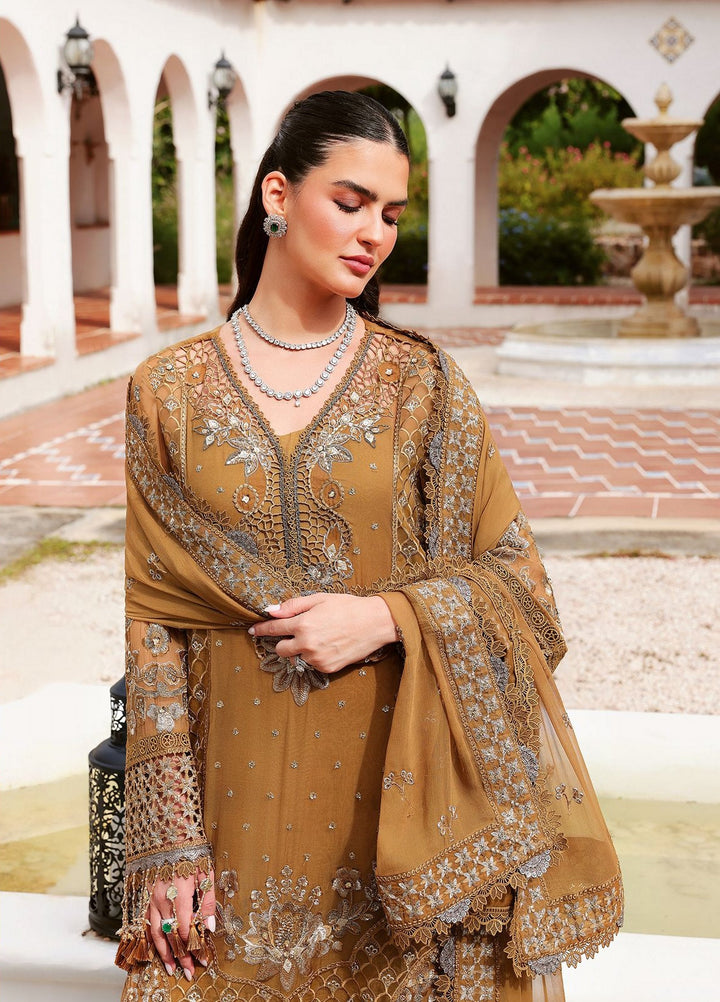 Lumiere by Saira Rizwan Unstitched Embroidered Bamber Chiffon 3 Piece Suit SR26ULF Leonara SRL26-06 - Festive Collection