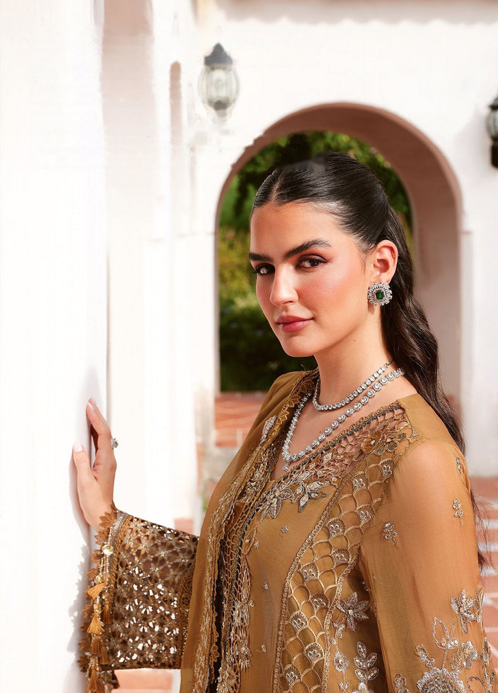 Lumiere by Saira Rizwan Unstitched Embroidered Bamber Chiffon 3 Piece Suit SR26ULF Leonara SRL26-06 - Festive Collection